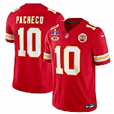 Men's Kansas City Chiefs #10 Isiah Pacheco Red 2024 F.U.S.E. Super Bowl LVIII Patch With NKH Patch Vapor Untouchable Limited Jersey Dzhi,baseball caps,new era cap wholesale,wholesale hats
